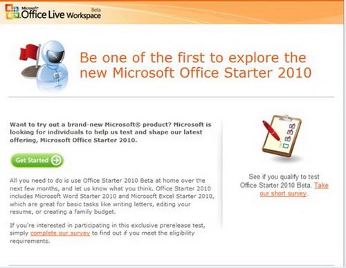 Microsoft Office Starter 2010