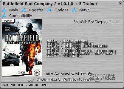 【战地:叛逆连队2 五项修改器 绿色版】无限弹