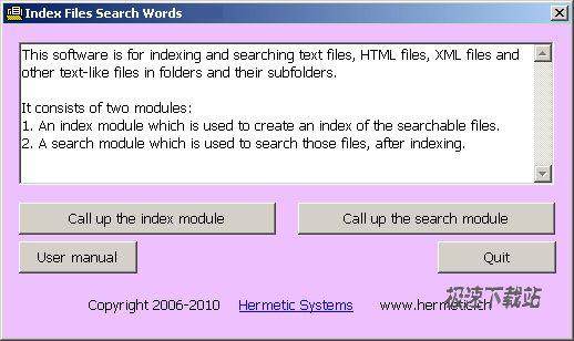 Index Files Search Words 7.0.9 免费版】XML、