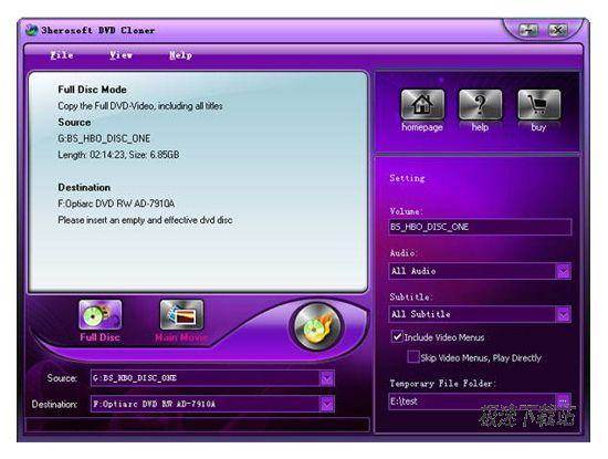 3herosoft DVD Cloner DƬ 01