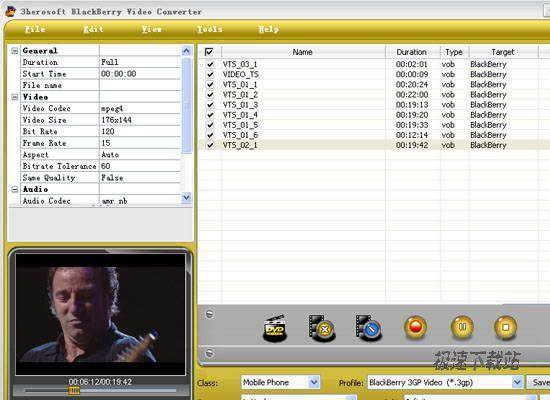 3herosoft BlackBerry Video Converter ͼƬ 01