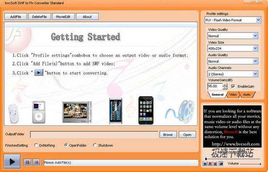 bvcsoft SWF to FLV Converter Ԥͼ