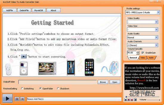 bvcsoft Video to Audio Converter Ԥͼ