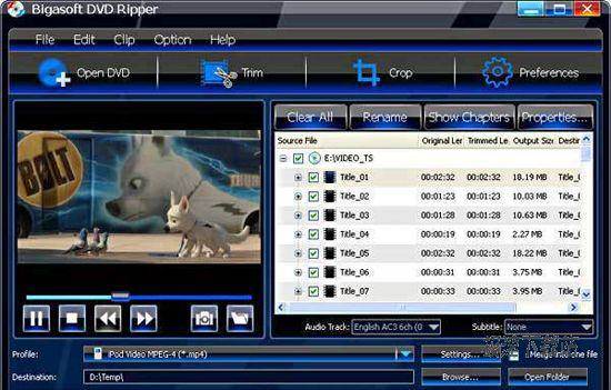 Bigasoft DVD Ripper ͼƬ 01