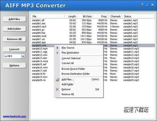 hootech AIFF MP3 Converter 图片 01