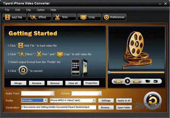 Tipard iPhone Video Converter DƬ 01