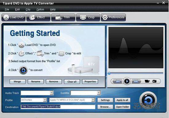 Tipard DVD to Apple TV Converter ͼƬ 01