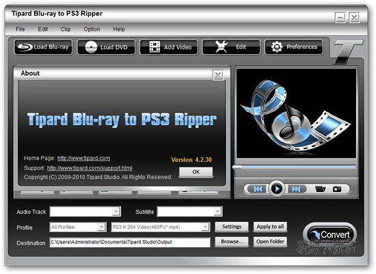 Tipard Blu ray to PS3 Ripper ͼƬ 01