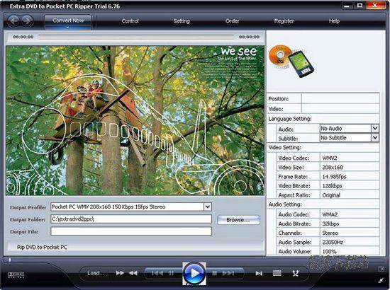 Extra DVD to Pocket PC Ripper ͼƬ 01