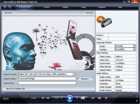 Extra DVD to 3GP Ripper ͼƬ 01