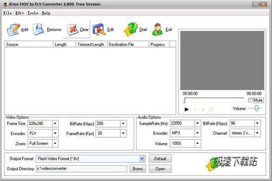 iFree MOV to FLV Converter ͼƬ 01