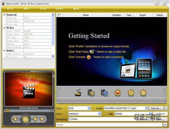 3herosoft iPad Video Converter ͼƬ 01