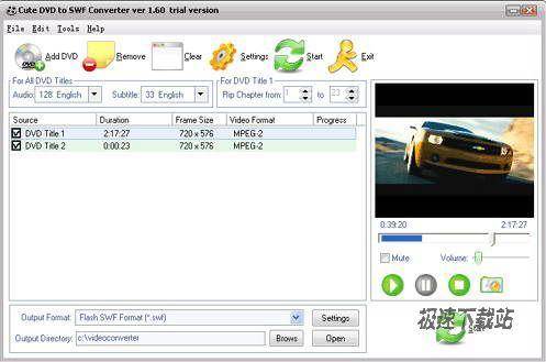 Cute DVD to SWF Converter DƬ 01