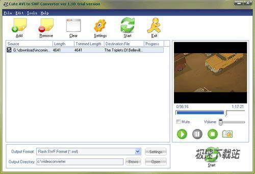 Cute AVI to SWF Converter DƬ 01