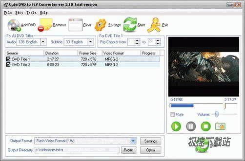 Cute DVD to FLV Converter DƬ 01