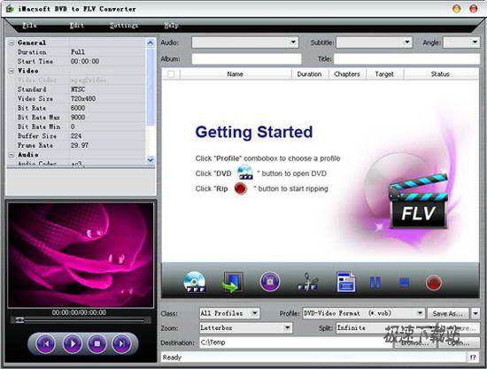 iMacsoft DVD to FLV Converter Ԥͼ