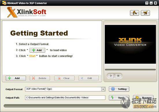 Xlinksoft 3GP to Video Converter ͼƬ 01