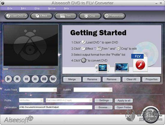 Aiseesoft DVD to FLV Converter ͼƬ 01