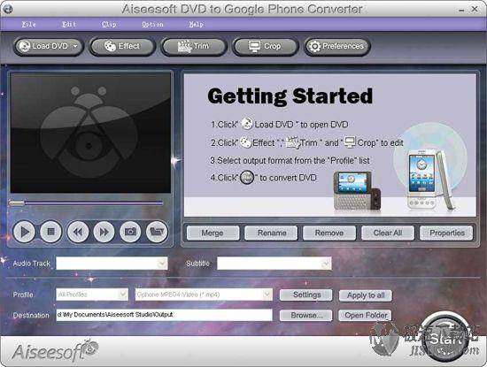 Aiseesoft DVD to Google Phone Converter ͼƬ 01