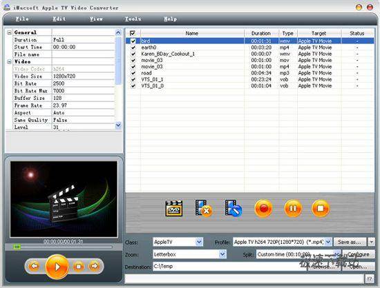 iMacsoft Apple TV Video Converter ͼƬ 01