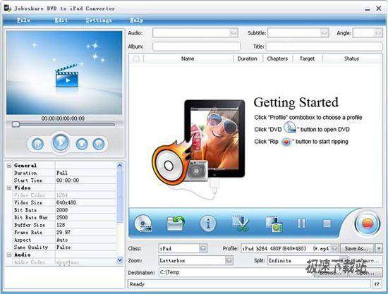 Joboshare DVD to iPad Converter ͼƬ 01