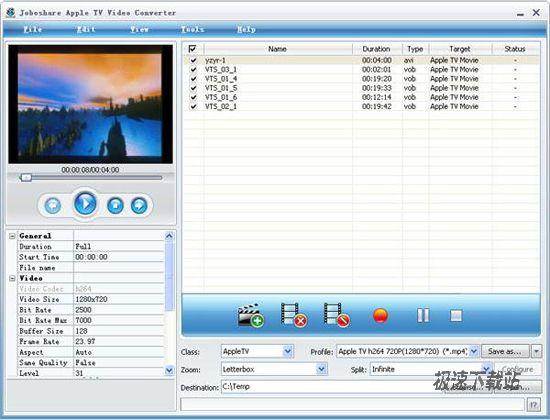 Joboshare Apple TV Video Converter Ԥͼ