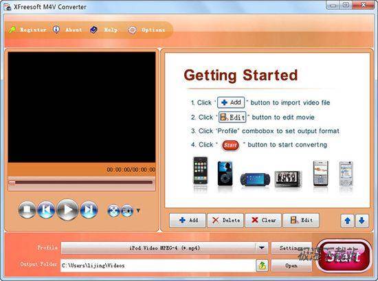 XFreesoft MP4 Converter ͼƬ 01