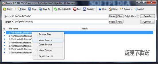 Batch XLS To PDF Converter DƬ 01