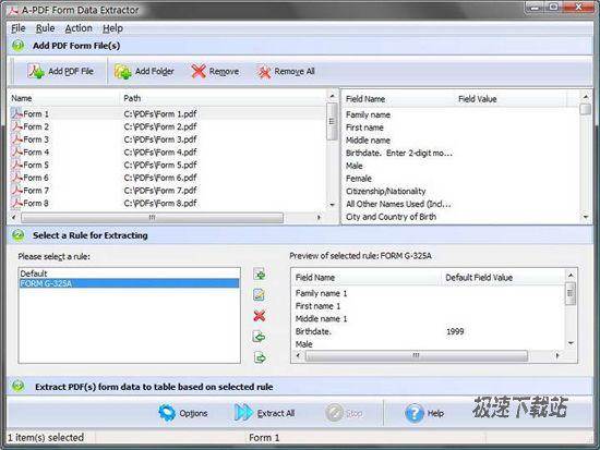 A PDF Form Data Extractor DƬ 01