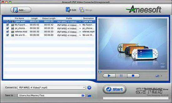 Aneesoft PSP Video Converter Pro 图片 01