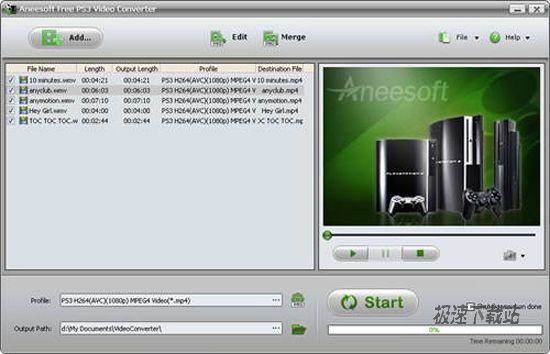 Aneesoft Free PS3 Video Converter ͼƬ 01