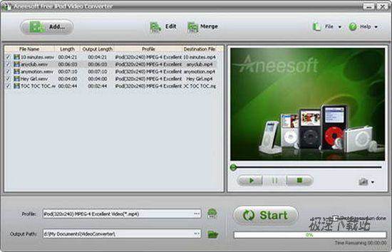 Aneesoft Free iPod Video Converter Ԥͼ