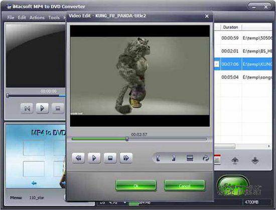 iMacsoft MP4 to DVD Converter Ԥͼ