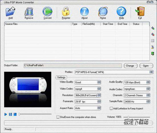 Ultra PSP Movie Converter Ԥͼ