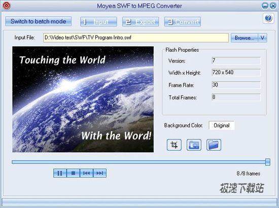 Moyea SWF to MPEG Converter DƬ 01