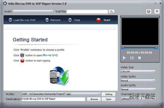 Odin Blu ray DVD to 3GP Ripper Ԥͼ