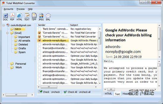 Total Webmail Converter Ԥͼ