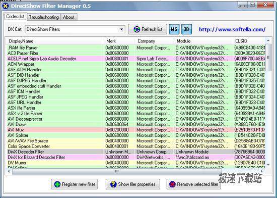 DirectShow Filter Manager ͼƬ 01