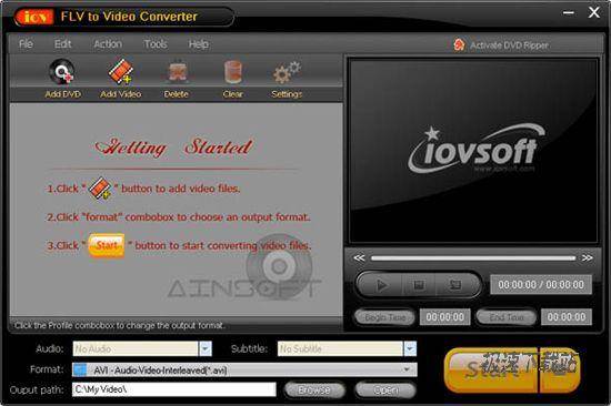 iovSoft FLV to Video Converter Ԥͼ