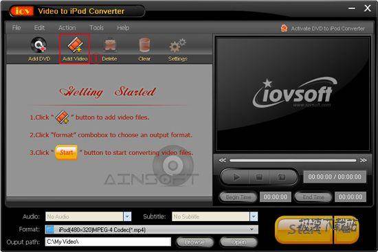 iovSoft Video to iPod Converter Ԥͼ