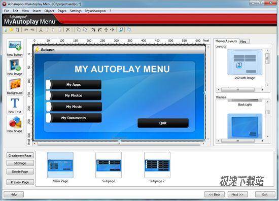 Ashampoo MyAutoplay Menu DƬ 01