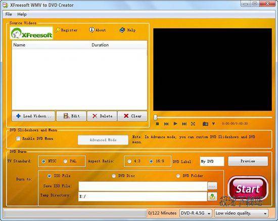 XFreesoft WMV to DVD Creator ͼƬ 01