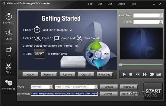 4Videosoft DVD to Apple TV Suite ͼƬ 01