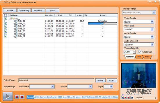 iDVDrip DVD to MP4 Converter Ԥͼ