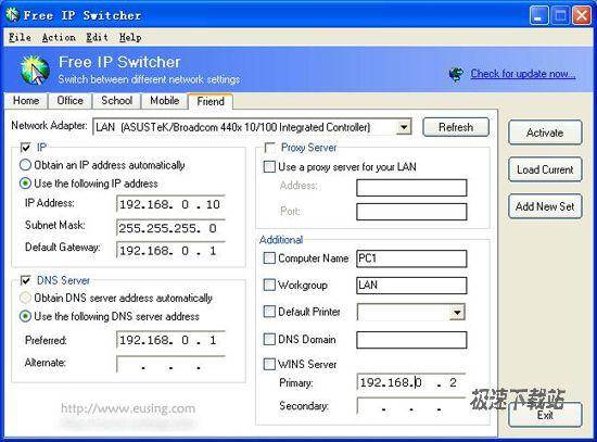 Eusing Free IP Switcher Ԥͼ