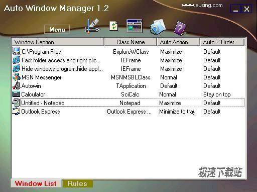 Eusing Auto Window Manager 图片 01