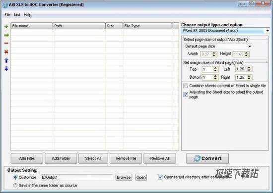 Ailt XLS to DOC Converter ͼƬ 01