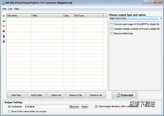 Ailt Word Excel PowerPoint to TXT Converter Ԥͼ