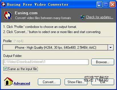 Eusing Free Video Converter Ԥͼ