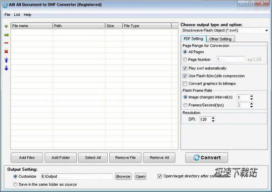 Ailt All Document to SWF Converter Ԥͼ